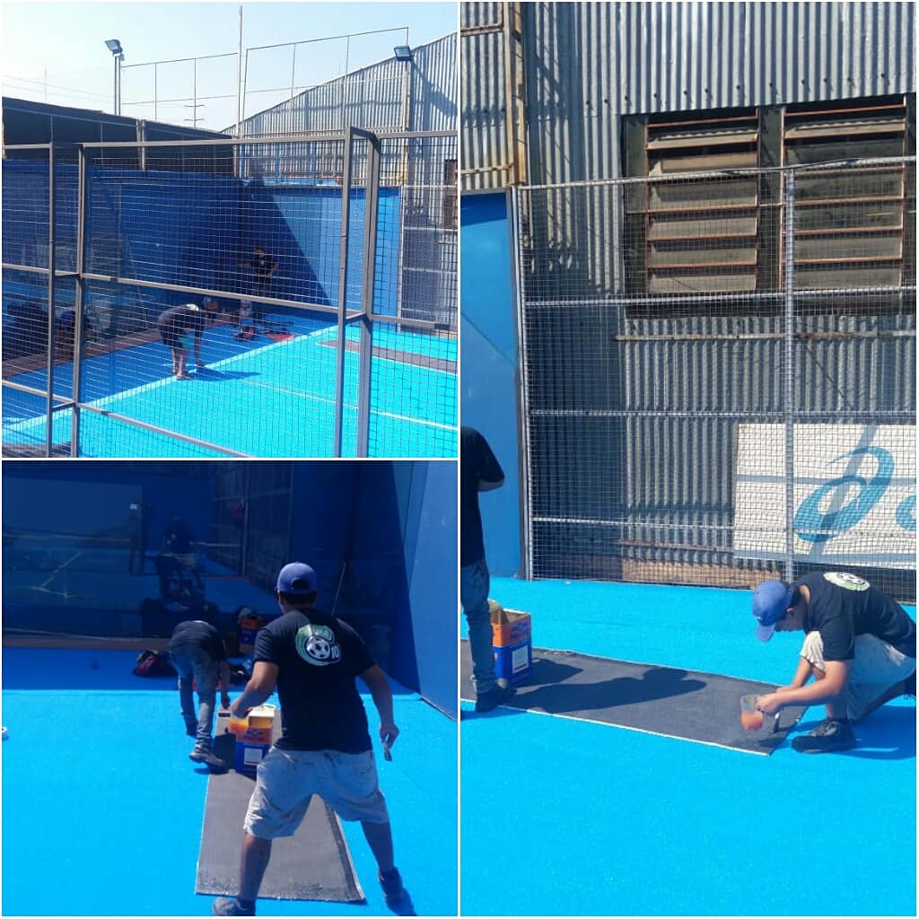 grama10py's tweet photo. Cancha como nueva en proceso! 💥

Instalación de Cesped Sintético para Cancha de Paddle. Logrado con el servicio profesional de Grama10. #Grama10 🎾

📞 0972 625 523 https://t.co/dF29rOGc4H