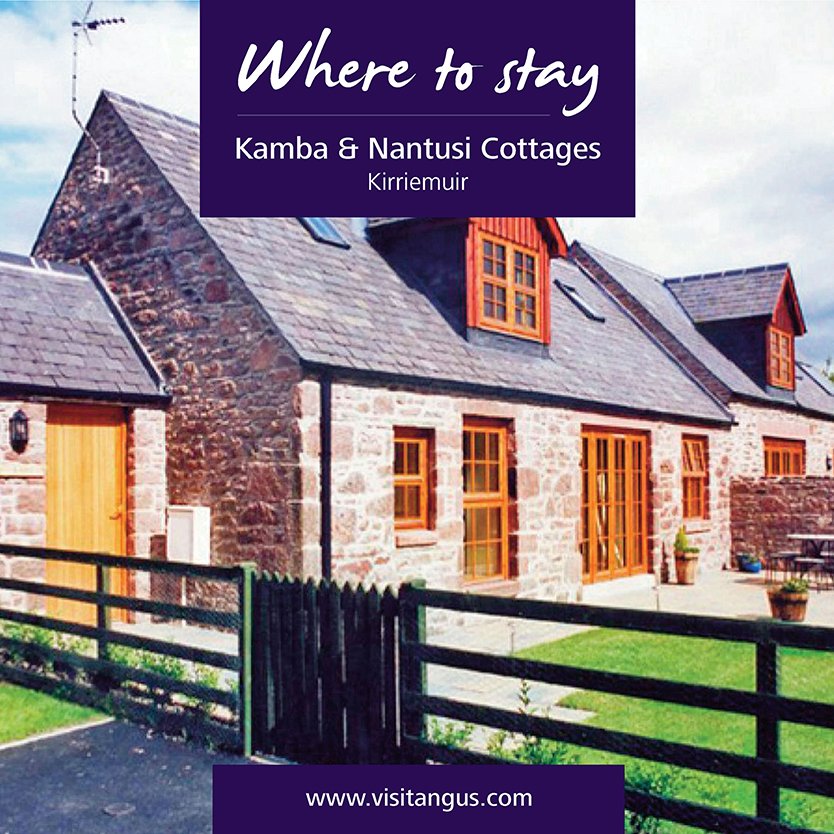 Where to stay in Angus? Kamba and Nantusi Cottages are 17th century stone built cottages in the hamlet of East Murthill, near to Kirriemuir. Enjoy charming, well-equipped accommodation and access to an indoor swimming pool with jacuzzi and spa. bit.ly/2MUfQZH
