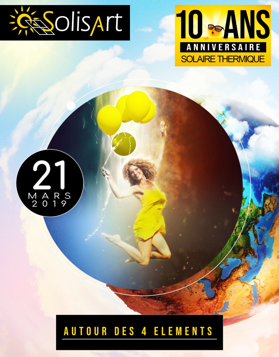 SAVE THE DATE ! 
Jeudi 21 mars 2019
Les 10 printemps de Solisart...