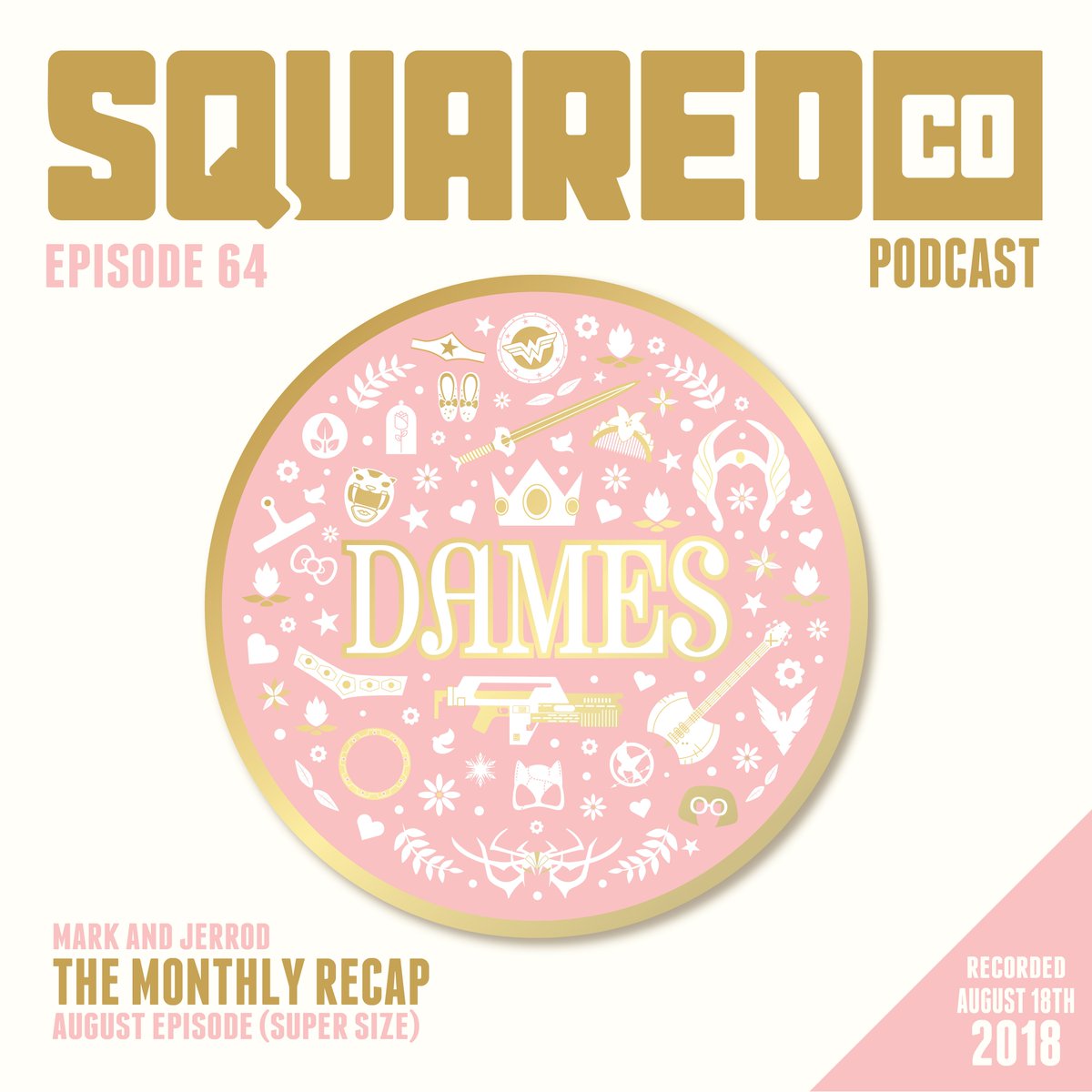 SquaredCo's tweet photo. We’re back with a super-sized monthly re-cap ep. We cover the month of August &amp; half of September in this one - including the Adventure Time series finale, our latest art show Dames and so much more. Hope you’ll tune in. https://t.co/gfKJjcor3R #DamesArtShow https://t.co/Qlbi0TvB9D