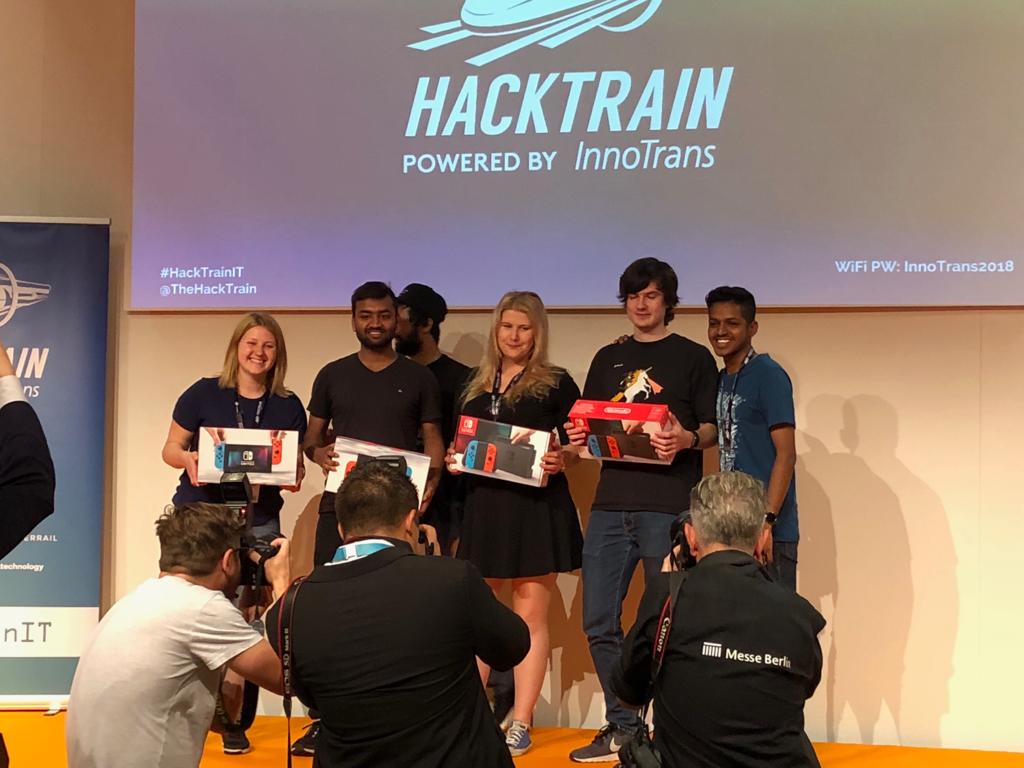 hackpartners's tweet image. 2nd place goes...

Team Efficiency A LB 🥈🏆👏 Their team did incredible job with their voice assistant tool which helps @networkrail refine and clear data that has been stored! #HackTrainIT #InnoTrans2018