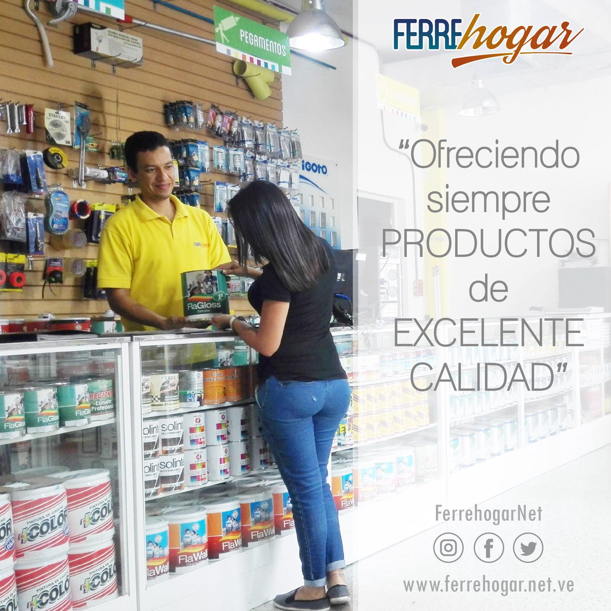 FerrehogarNet's tweet photo. La Mejor Calidad... La Mejor Atención... El Mejor Precio...
Te Esperamos Av. Miranda, Casa N ° 62, a dos locales de la Pastelería Suiza, Maracay, Edo Aragua.
#pinturas #flamuko #sherwinwilliwams #redes #cables #utp #wireplus #electricidad #iluminacion #led #panelesled #ledplus https://t.co/eP67ovMXRF
