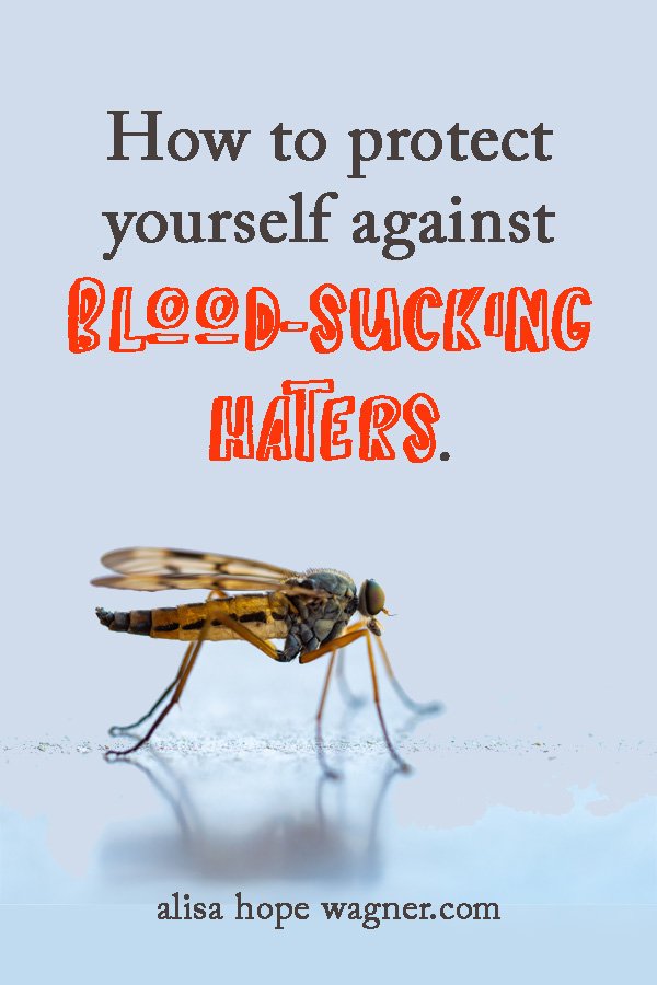 What do you do when blood-sucking haters attack you and your destiny? #spiritualattack #haters #destiny faithimagined.com/2018/09/protec…
