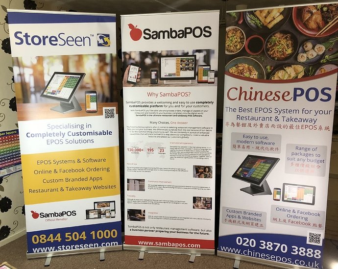 On 25-26 September <a href="/StoreSeen/">StoreSeen</a> and @SambaPOS will be at Restaurant &amp; Takeaway Expo at ExCel, London.  Our stand number is 1964. Visit takeawayexpo.co.uk for free tickets.