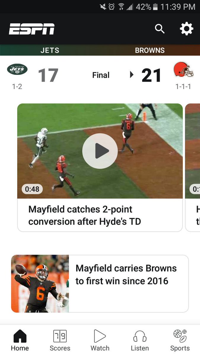 altobelli_mark's tweet photo. I screenshot it just in case...
#Browns
#BrownsJets
#Finally
#didntlose
#actuallywon https://t.co/URCilvavSP