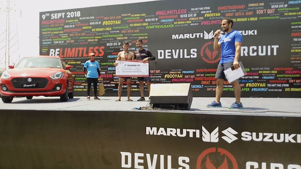 sanjayfit007's tweet image. 1st runner up @ devil circle Chennai💪💪
#devilcircuit #podium #ocr #athlete #runner #bodybuilding #fitness @HFTHF2018