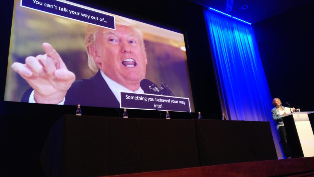 prweekuknews's tweet photo. "At the end of the day as comms professionals we can't talk our way out of what businesses and brands have talked their way in" - @Sue_Garrard - great comment. #PRCA2018 https://t.co/mVL0y90Z8j