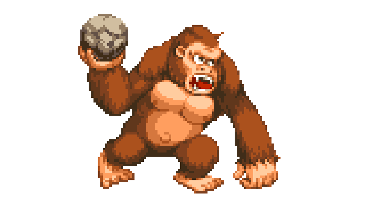 フラッグさん Auf Twitter ファミコン キングコング2 怒りのメガトンパンチ Nes King Kong 2 Ikari No Megaton Punch Konami ドット絵 Pixelart