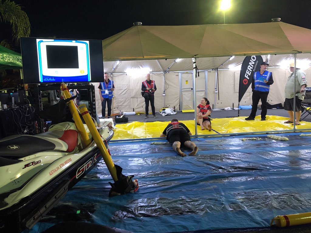 ParaAustSA's tweet photo. Wait 4 @SA_Ambulance team to undertake the @FernoSim https://t.co/18tkPuqXPT