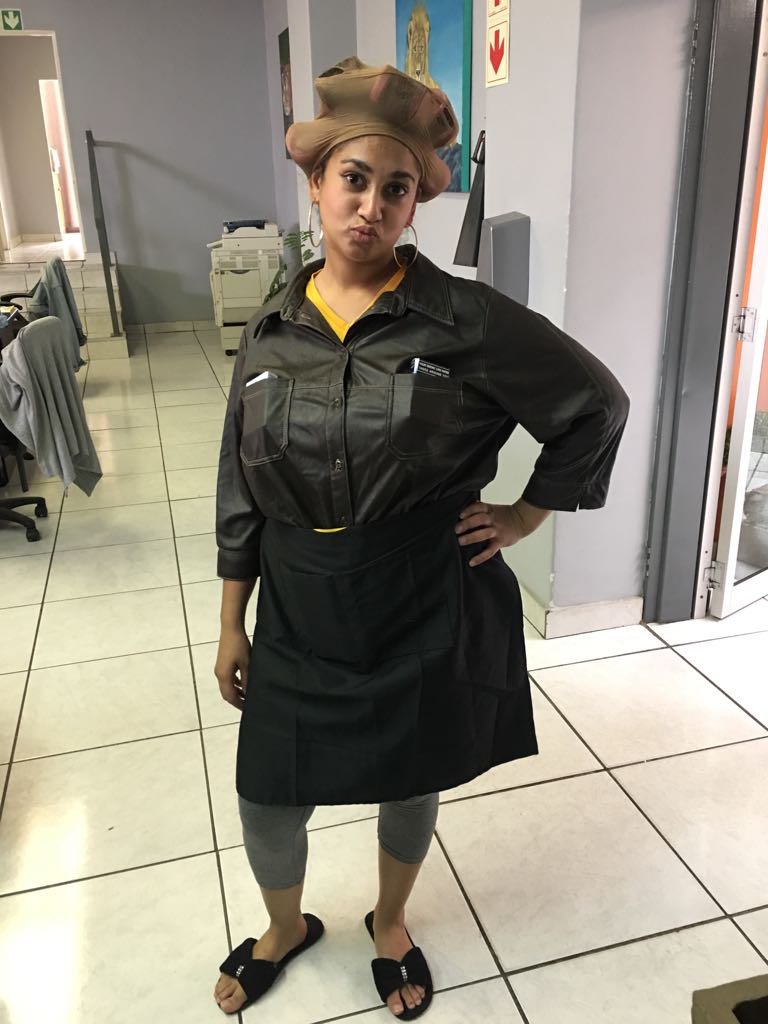 ZintoMG's tweet photo. Just a bit of fun at the office for heritage Day!! Congrats to our two winners for being the best dressed 💪😊
#AllThingsBrand #HeritageDay https://t.co/WWjbDJ3v4t