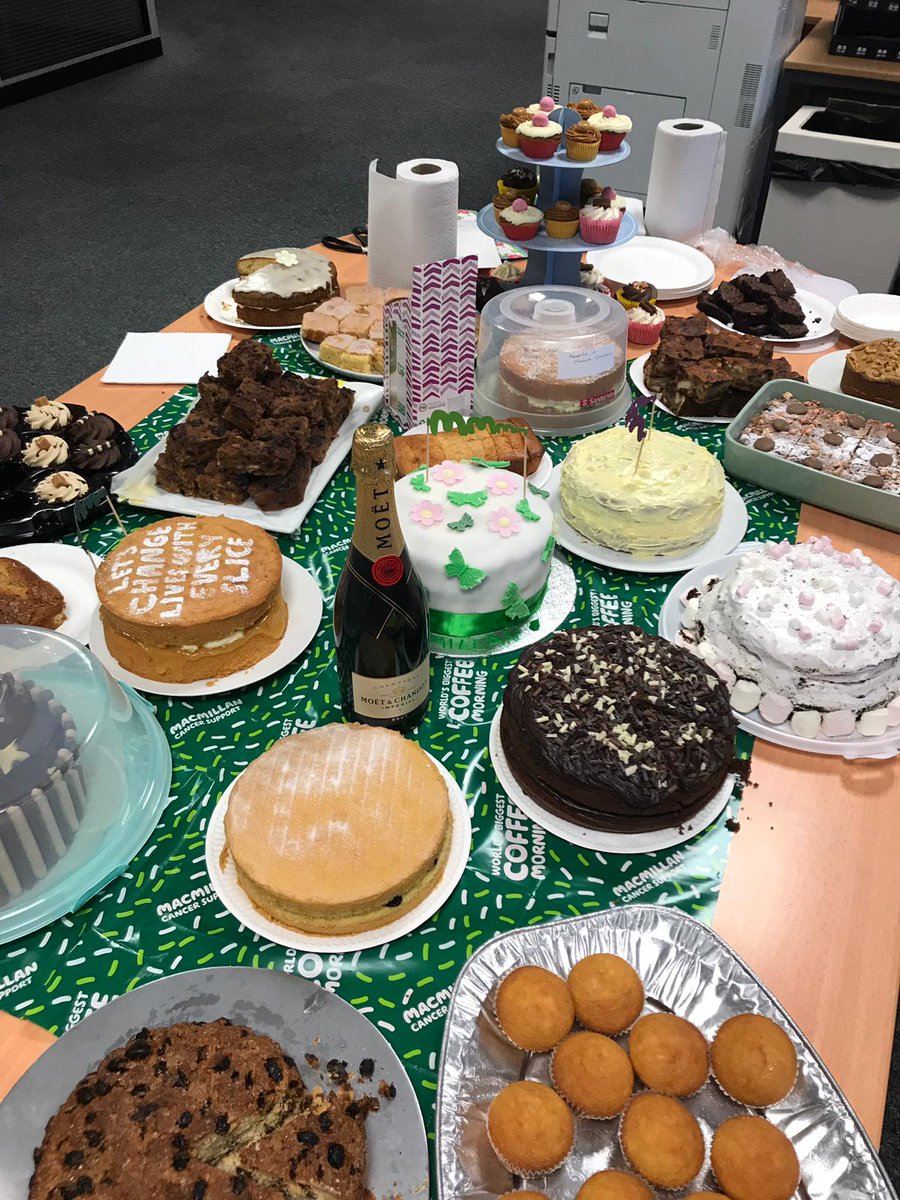 SertecGroupLTD's tweet photo. Our Macmillan cake day was in full swing yesterday! Come and grab your cakes from Wincaster House 2nd floor! We still have some left over! #raisingmoneyforcharity https://t.co/cjF2oRQJ6W