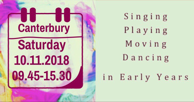 OrffUK1's tweet photo. We’re pleased to announce a one day workshop in Early Years on 10.11.2018 taking place in Canterbury. Led by Nadja Kraft @Nadsmoves.
Click here to find more information and to book:
https://t.co/Q1dDUnk7Cy https://t.co/a6ooXR7qtk