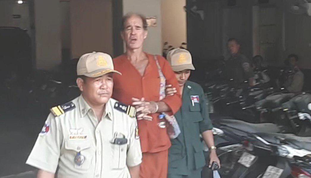 VannaHayMP's tweet photo. JAMES STANIFORTH RICKETSON has just got a pardon from Say Chhum, not from the king. @hunsencambodia is so much anxiety with the international pressures. So he is having a nightmare before departure to the US for the #UNGA2018. #HunSenGov #FakeGov #PoliticsKH @PeuvAnnecy #vannahay https://t.co/Gdh9MJSCqc