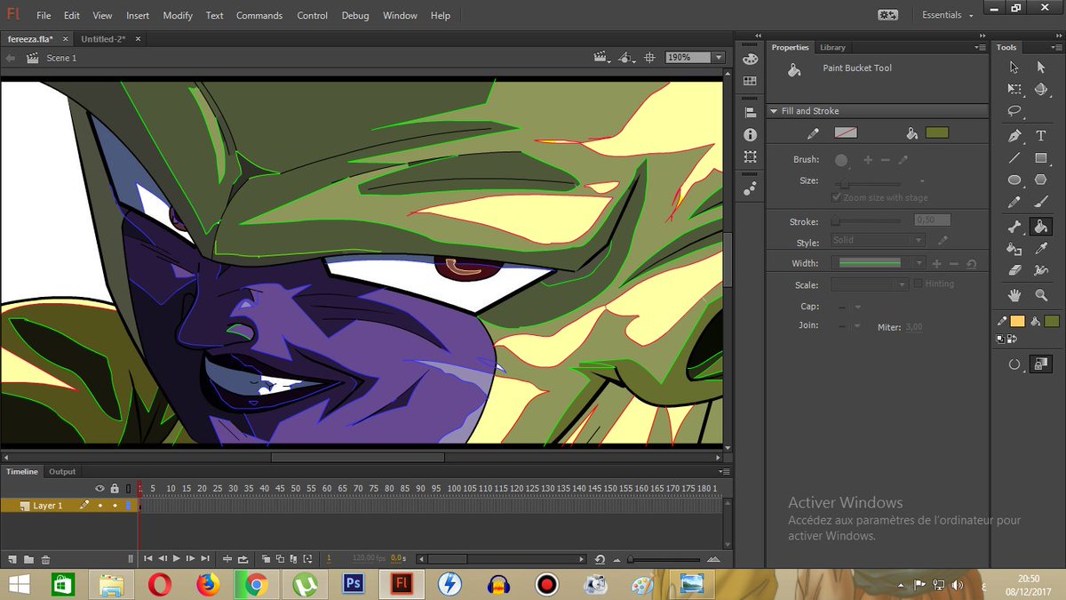 Bushidolord's tweet photo. Freeza drawing 😍😍
#ADOBE_ANIMATE https://t.co/7VQXgLZicV