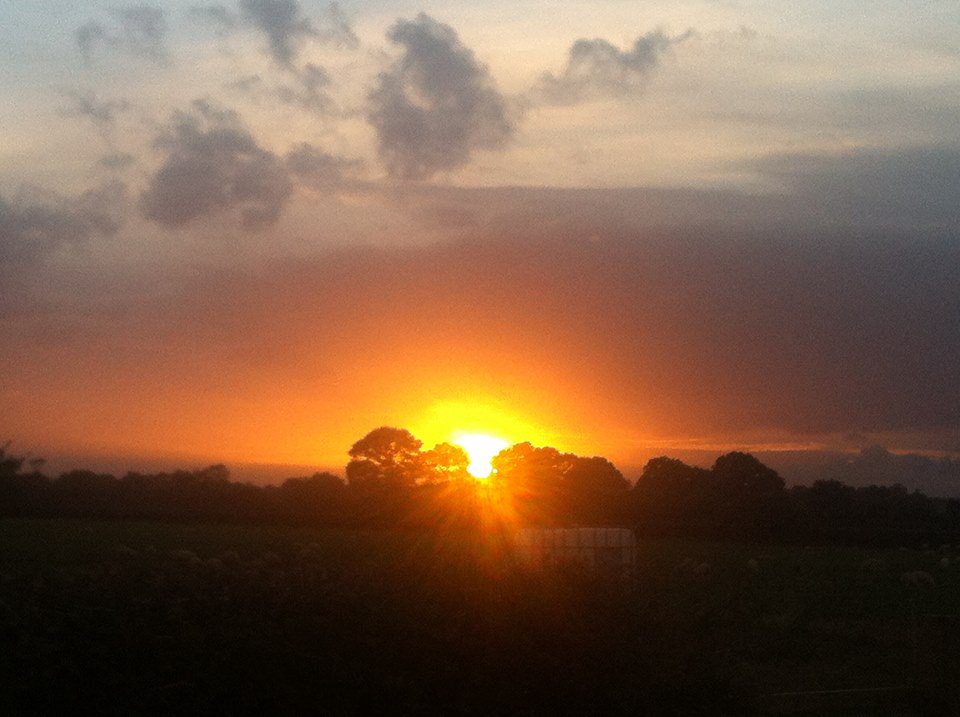 Last night's beautiful #sunset over Ryedale. Long may it remain #frackfree!