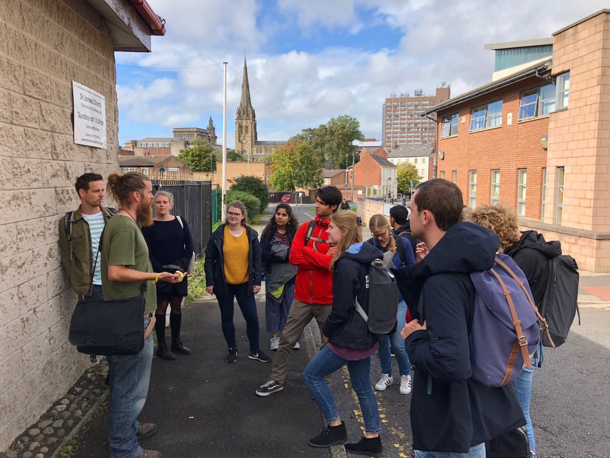 BkSWAT's tweet photo. Our 2-week intervention was kicked-off in the heart of @prestoncouncil Fantastic contributions of Adrian Phillips, David Taylor @UCLan and John Crellin @studiojb @Hawkins_Brown and John Richards gave first-hand descriptions of @UCLanMasterplan @leponline @BBCLancashire https://t.co/qY8B3y7zzl
