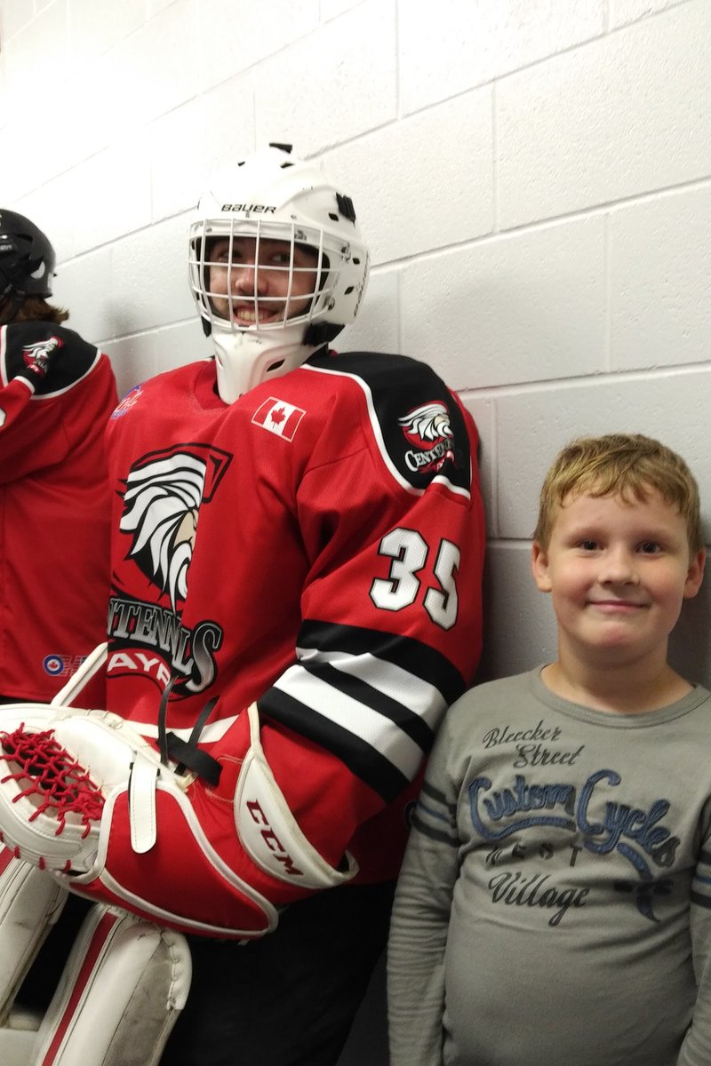 @AyrSummerFunHockey (@ayrfunhockey) on Twitter photo Thanks to our <a href="/AyrCentennials/">Ayr Centennials</a> always taking the time to meet our Jr Cens Fans . Our Cens truly have the biggest ā¤'s .
<a href="/ryanbaux29/">Ryan Baux</a> <a href="/jennycharron17/">Jenn Charron</a> <a href="/northdumfries/">Township of North Dumfries</a> <a href="/AyrFunHockey/">@AyrSummerFunHockey</a> <a href="/TheAyrNews/">The Ayr News</a> <a href="/DennisMillward1/">DennisMillward</a> <a href="/meghansnell/">meghan snell</a> <a href="/PJHLOntario/">PJHL</a> Thanks to our <a href="/AyrCentennials/">Ayr Centennials</a> always taking the time to meet our Jr Cens Fans . Our Cens truly have the biggest ā¤'s .
<a href="/ryanbaux29/">Ryan Baux</a> <a href="/jennycharron17/">Jenn Charron</a> <a href="/northdumfries/">Township of North Dumfries</a> <a href="/AyrFunHockey/">@AyrSummerFunHockey</a> <a href="/TheAyrNews/">The Ayr News</a> <a href="/DennisMillward1/">DennisMillward</a> <a href="/meghansnell/">meghan snell</a> <a href="/PJHLOntario/">PJHL</a>