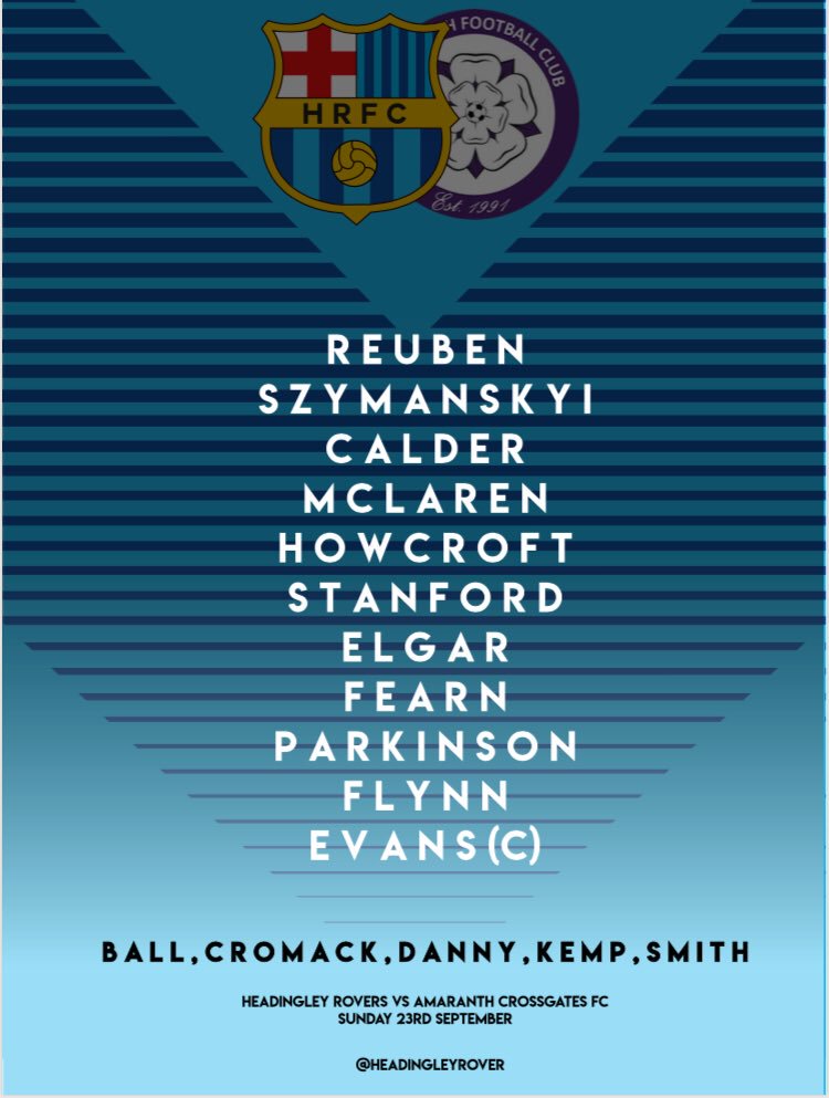 The club can confirm that despite recent results, the board has full confidence in the manager (relayed on FaceTime last night from Hawaii, where he’s spending all the club funds on his new wife).

On Sunday Rovers travel to Amaranth CrossGates, looking to get their first point.