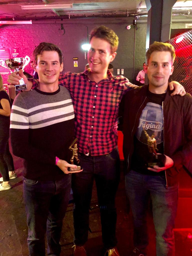 CIPAITMAcc's tweet image. The winners at last night&apos;s awards - Best batsman and bowler with the coveted &apos;Superstat&apos; winner between them