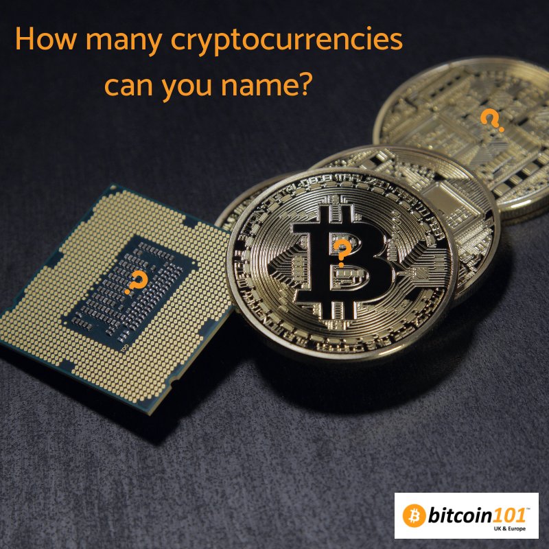 bitcoin101uk's tweet photo. Time for some #FridayFun. 
How many #cryptocurrencies can you name? 
Retweet with your answer and let's see how many we can list. 
If you need a helping hand head over to our website and read up on the top ten  https://t.co/mCA4LpG3JN https://t.co/GuY4sJTMfe