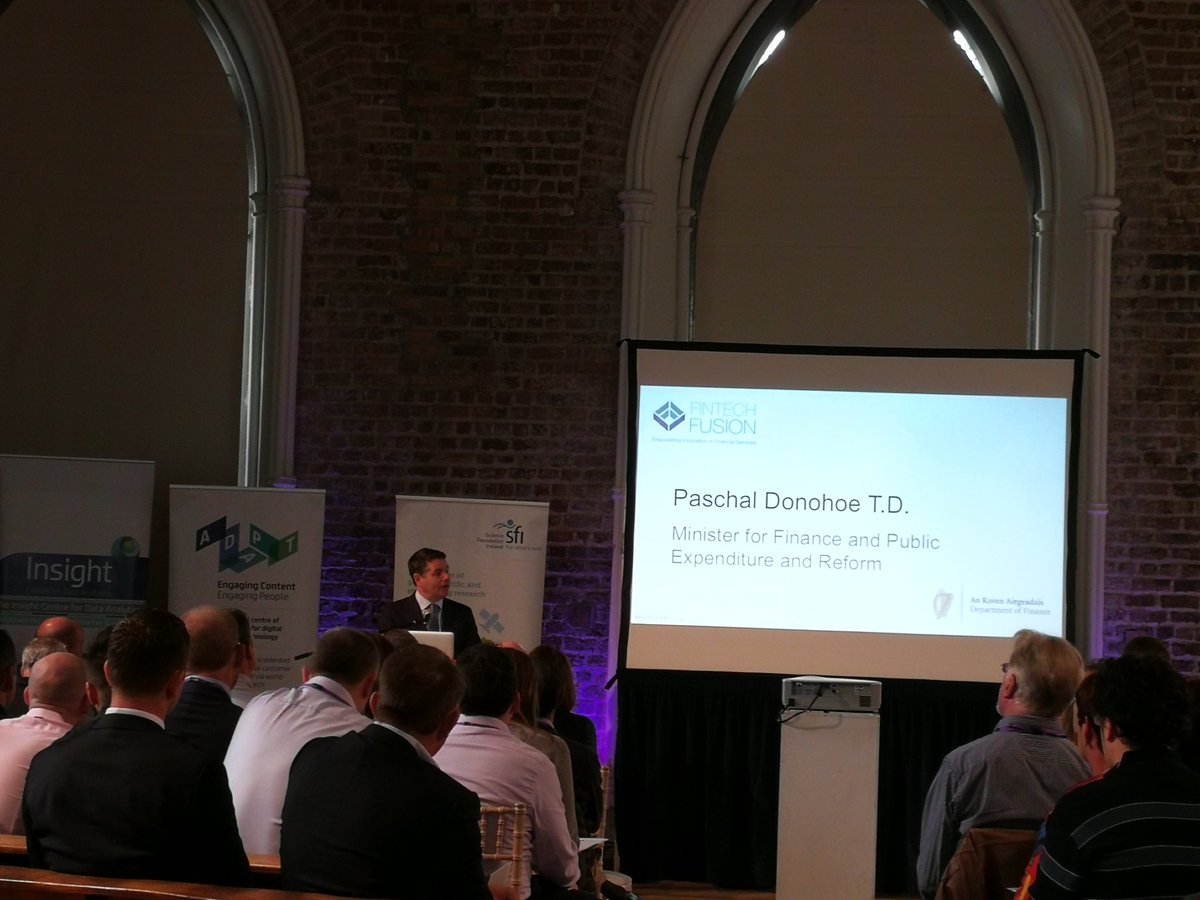 goepic_ie's tweet image. @Paschald launching #fintechFusion, a €5M partnership between @scienceirel and the industry with @AdaptCentre