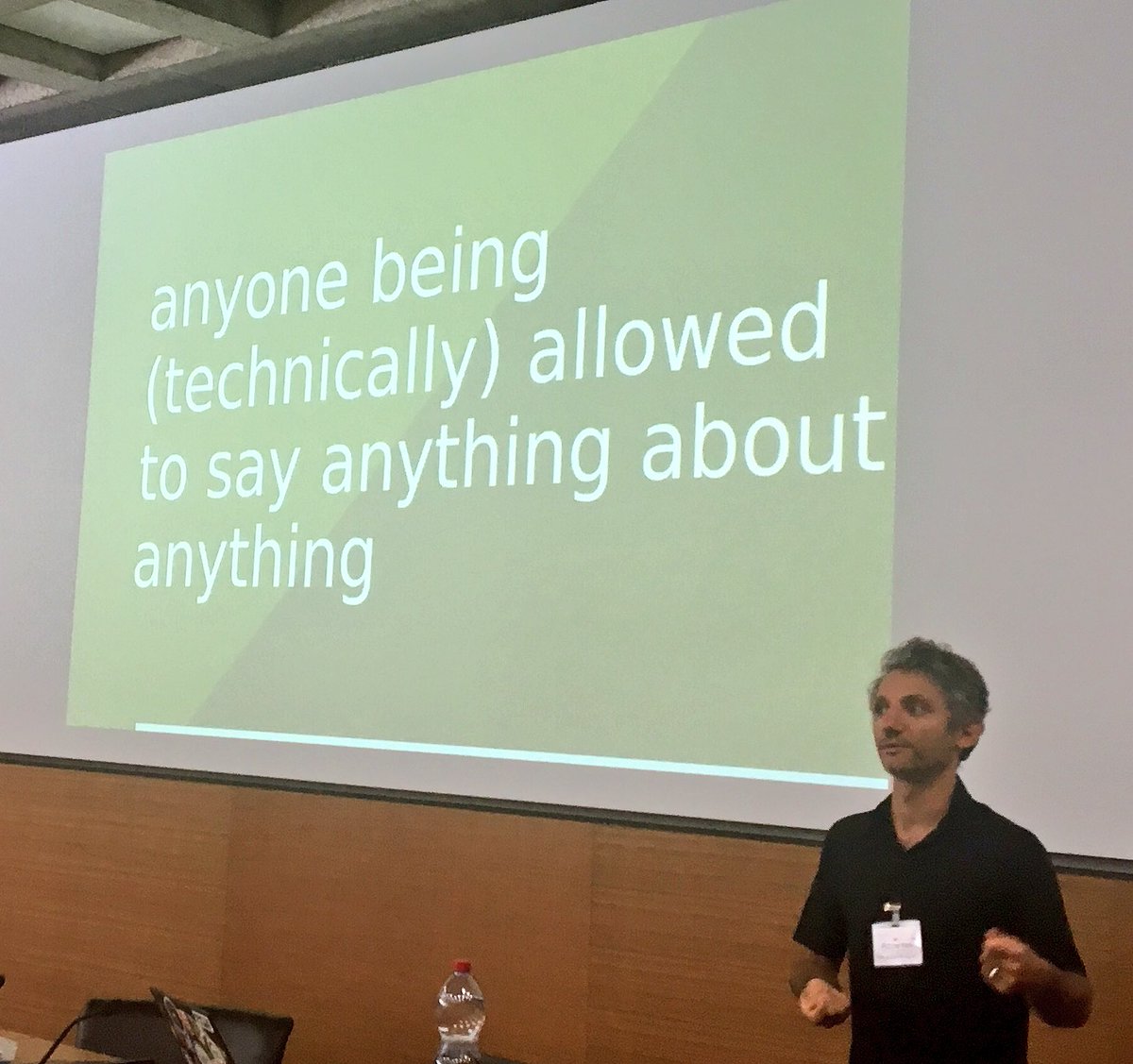 MalvikaSharan's tweet image. Internet gives us a range of options to communicate our work. @csarven talking about #LinkedResearch and his work. Presenting standards of how a research component should be published that it’s not only machine readable but also consumable by the society. #OpenConSwitzerland