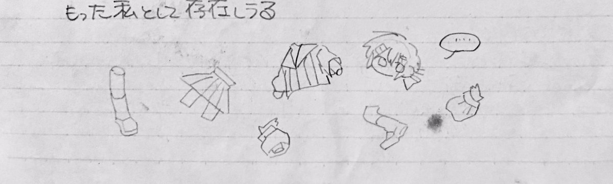 授業ノートのらくがき
1枚目毛じゃなくて羽でした…… 