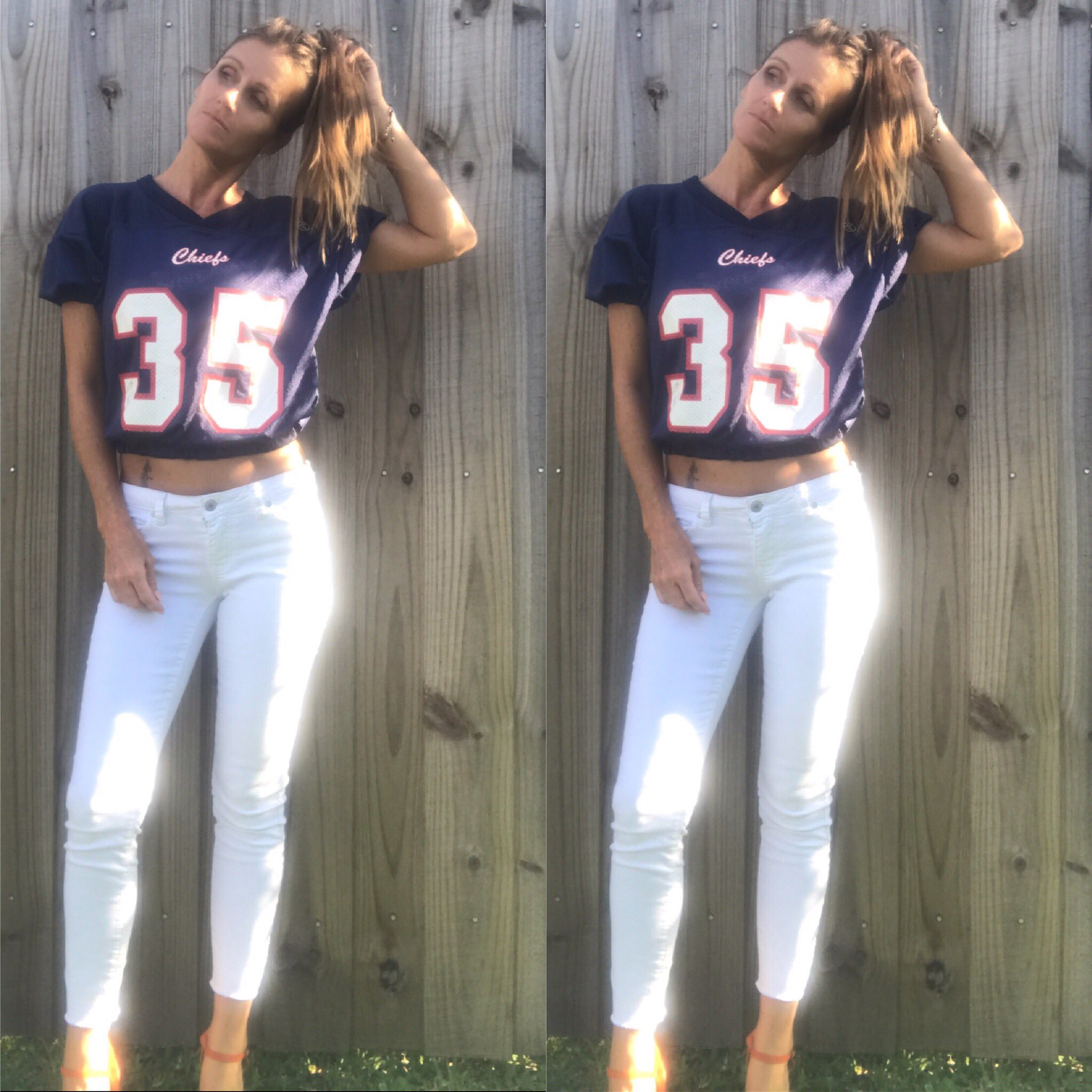 jessica mirzoyan on X: Crop Top Jerseys Available Now @sportsfashion4  #football #fashion #gameday #outfit #designer #kansascity #chiefs  #photooftheday #wtwt #myjerseyiscoolerthanyours  / X