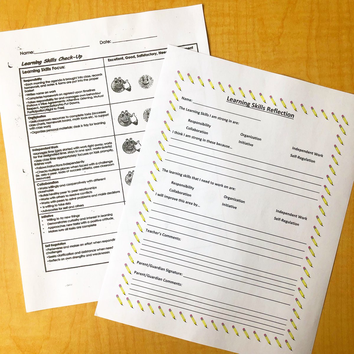 EduInvInspire's tweet image. Yesterday my students reflected on their learning skills. We talked about how learning skills, important, we can set goals for improving &amp;amp; we keep striving to do our personal best😊Parents comments are included as we work together to #supportstudentlearning