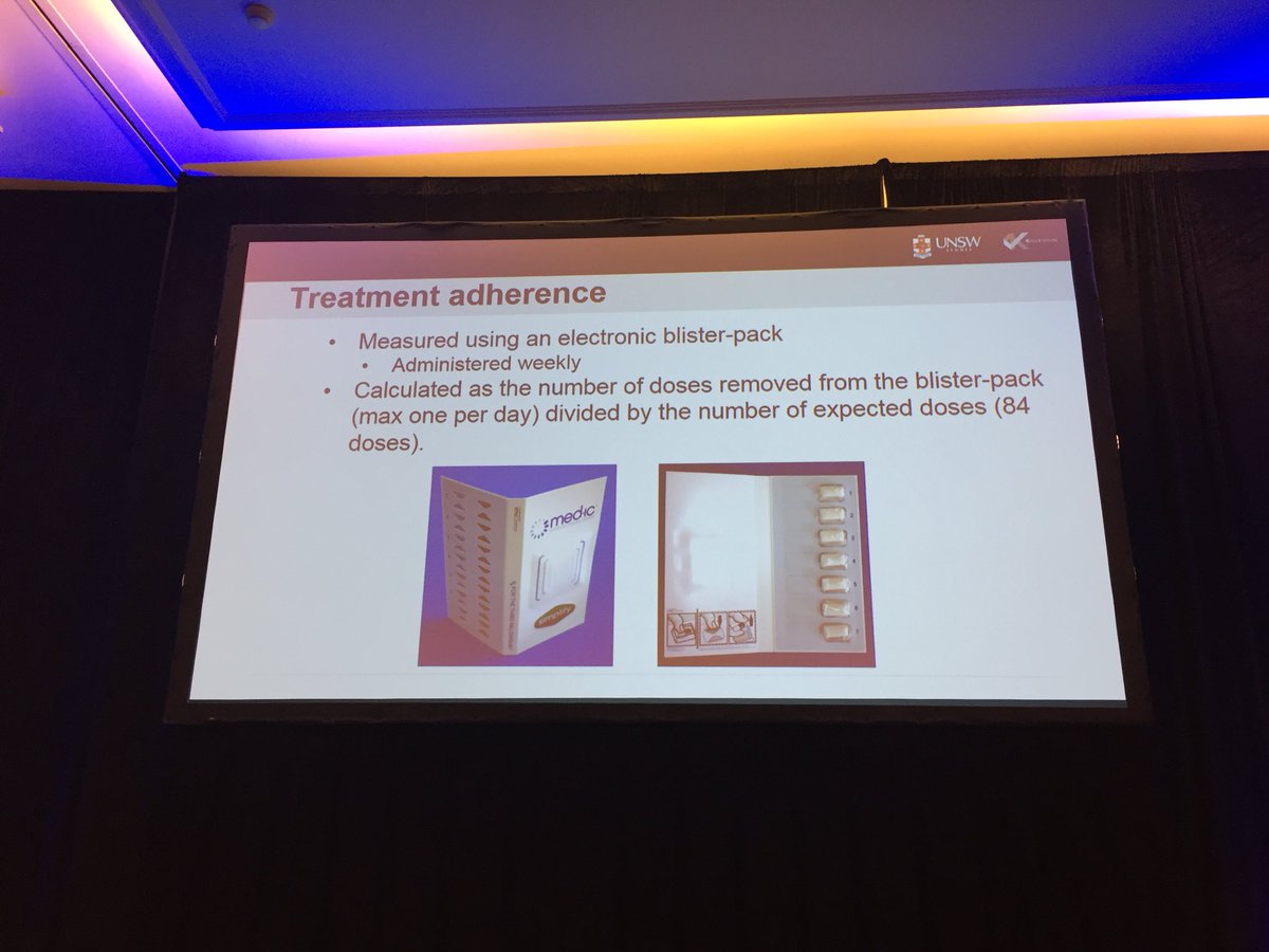 Monitoring #HCV adherence using a novel electronic blister pack among recent #PWID receiving #DAA therapy with SOF/VEL in the SIMPLIFY study - great presentation by <a href="/E_B_Cunningham/">Evan Cunningham</a> <a href="/KirbyInstitute/">Kirby Institute, UNSW</a> #INHSU18 <a href="/INHepSU/">INHSU</a>