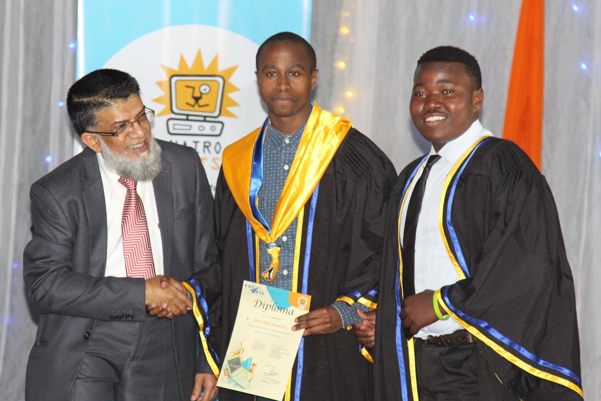NairoBitsTrust's tweet photo. Mohammed urged our students to always ask questions, learn as much as they can and to not let anyone stand in the way of their goals. #wearebits #bitsgraduation https://t.co/XNOifosupy