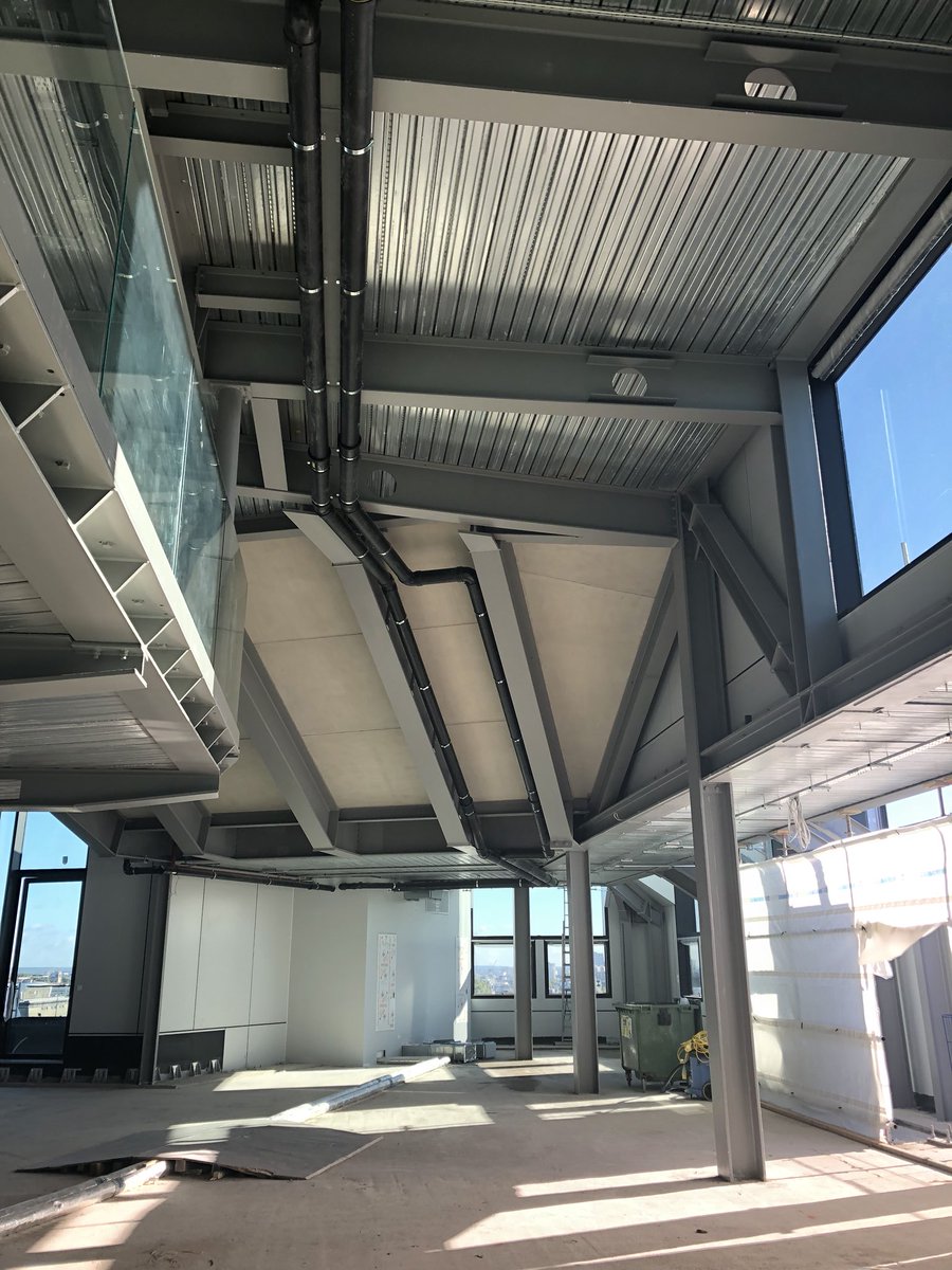 whitman_wilde's tweet photo. Fascinating site visit to the Post Building by @AHMMArchitects this morning. Many thanks to @BritProp & @OxfordPropGrp for organising the event. #BPFFutures #ThePostBuilding https://t.co/YoVJNNs4uQ