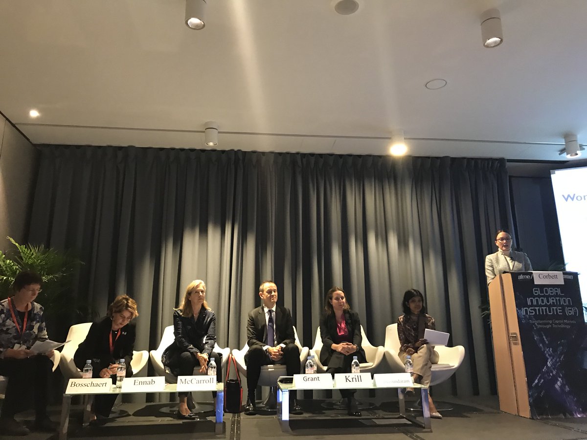 AFME_EU's tweet image. A great line-up for our women in #FinTech panel at our #GI2 Global Innovation Institute event. #Diversity #WomenInFinance #WomenInTech imn.org/financial-tech…