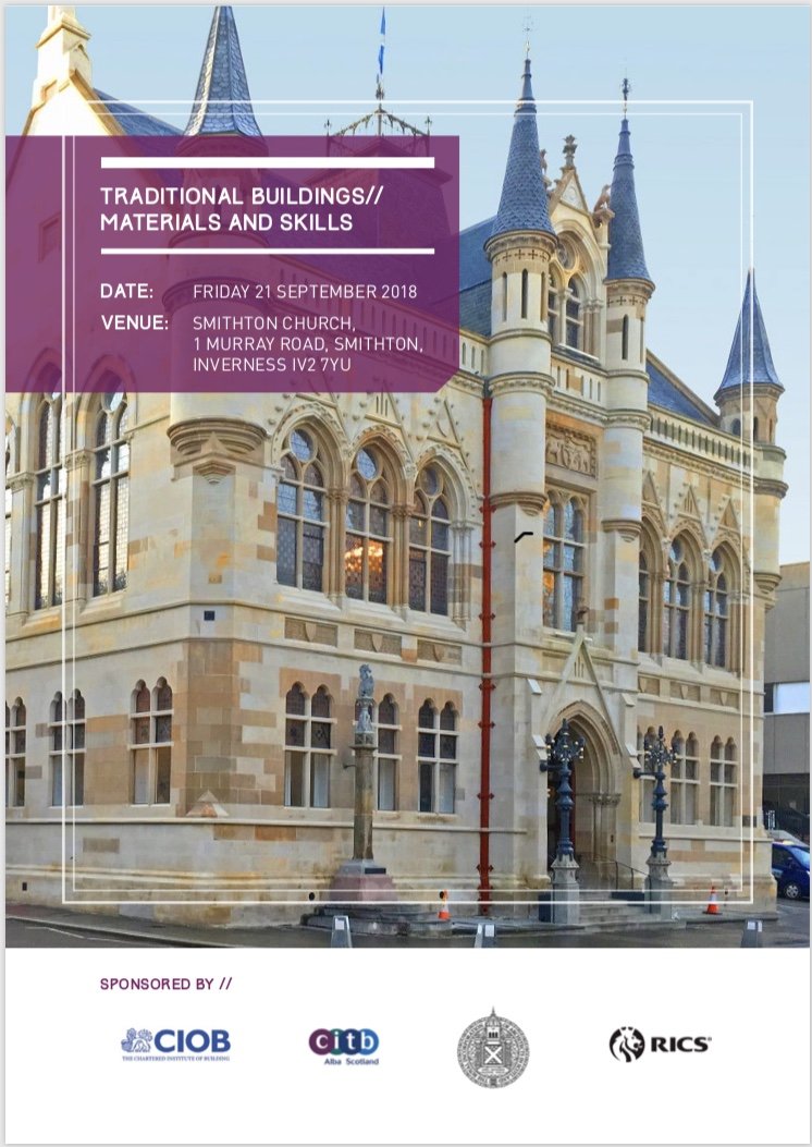 LTM_Group's tweet photo. Good luck to managing director Steven Laing, and all of the other guest speakers today at the Highlands and Islands Traditional Building Forum!  
@CITB_UK @RICSScotland @theCIOB @N_T_S @HistEnvScot https://t.co/r3TJKTCvu8
