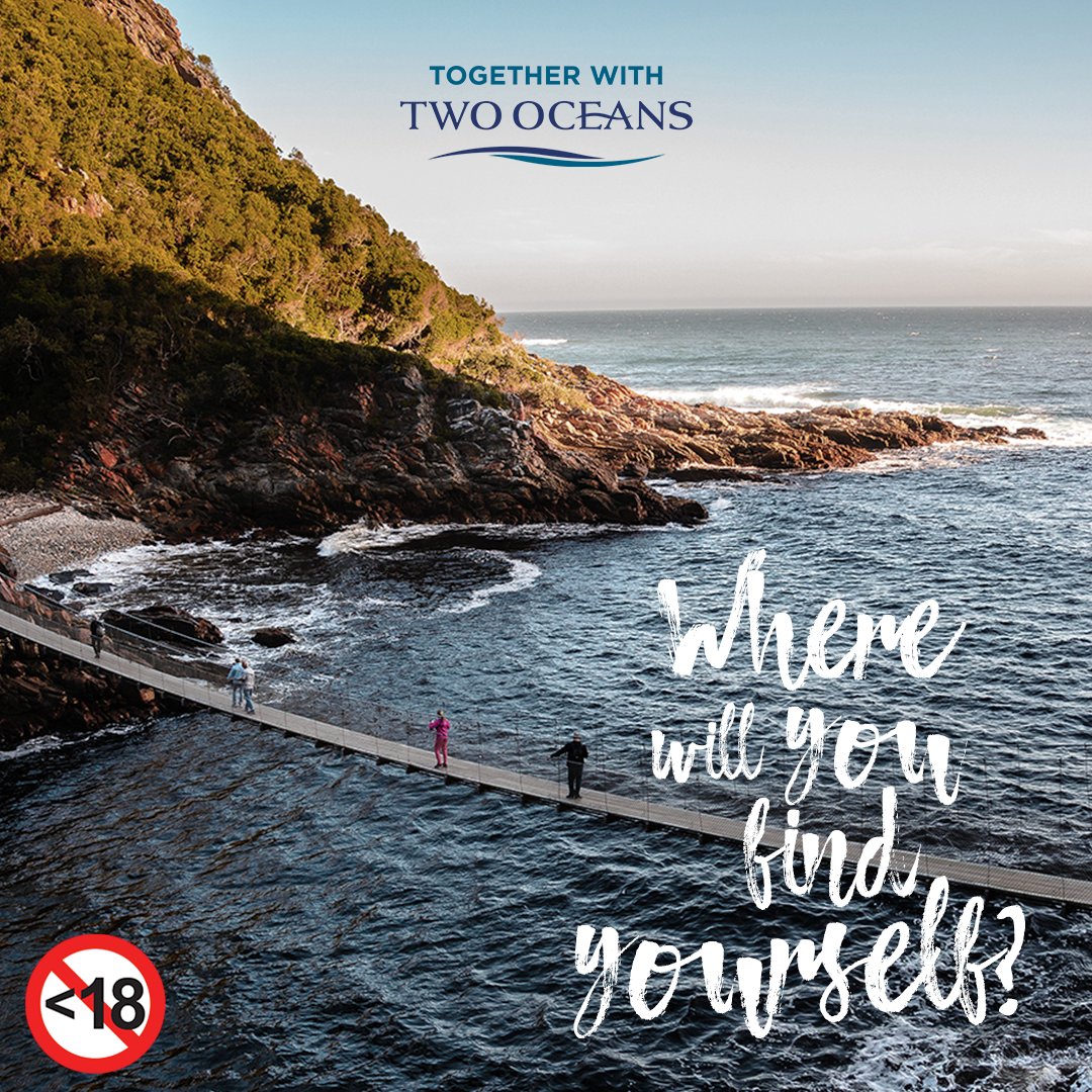 Where will you find yourself? Together with Two Oceans.
#TogetherWithTwoOeans #TwoOceans #TwoOceansWine #TwoOceansWines #Adventure #Wanderlust #Explore #Discover #DigitalDetox #LongWeekend