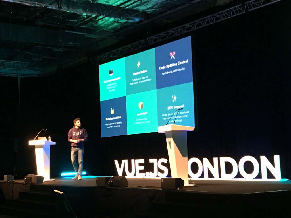 “Live coding is so 2017” #nuxt2 is currently being live released by <a href="/Atinux/">Sébastien Chopin</a> 😮