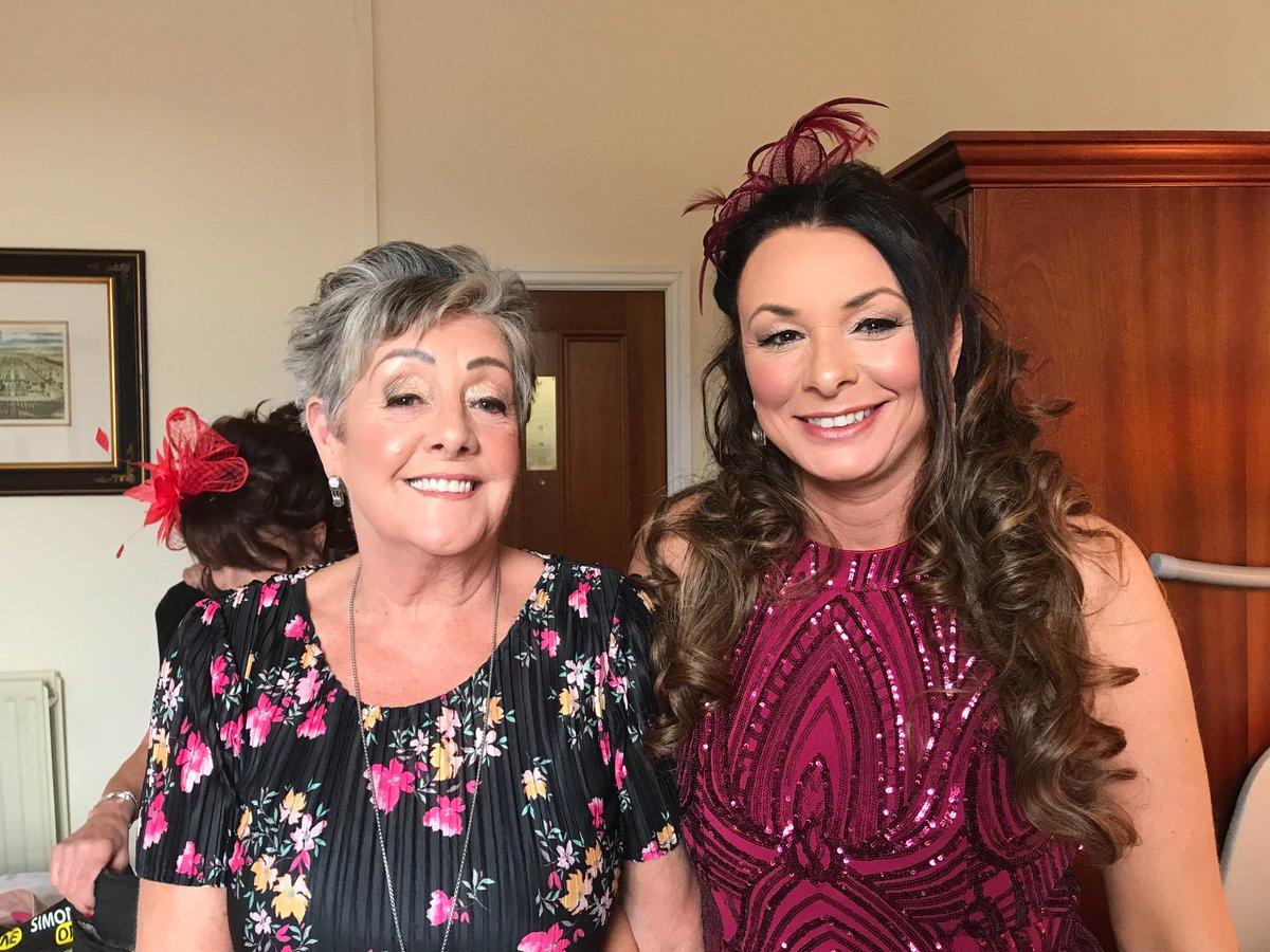 A pleasure to do make up this morning for these two gorgeous ladies <a href="/shrigleyhall/">Jan</a> #WeddingGuest #weddingmakeup #makeup