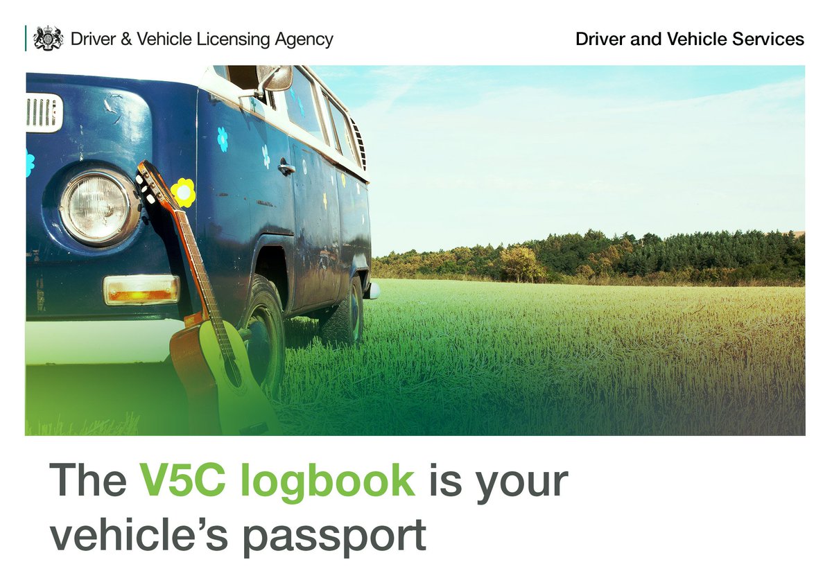 DVLAgovuk's tweet photo. Taking your vehicle on #HolidayAbroad? Don’t go out of the country without the V5C log book. https://t.co/Lysy1EPzc9 https://t.co/Lp8Pqb6Vak