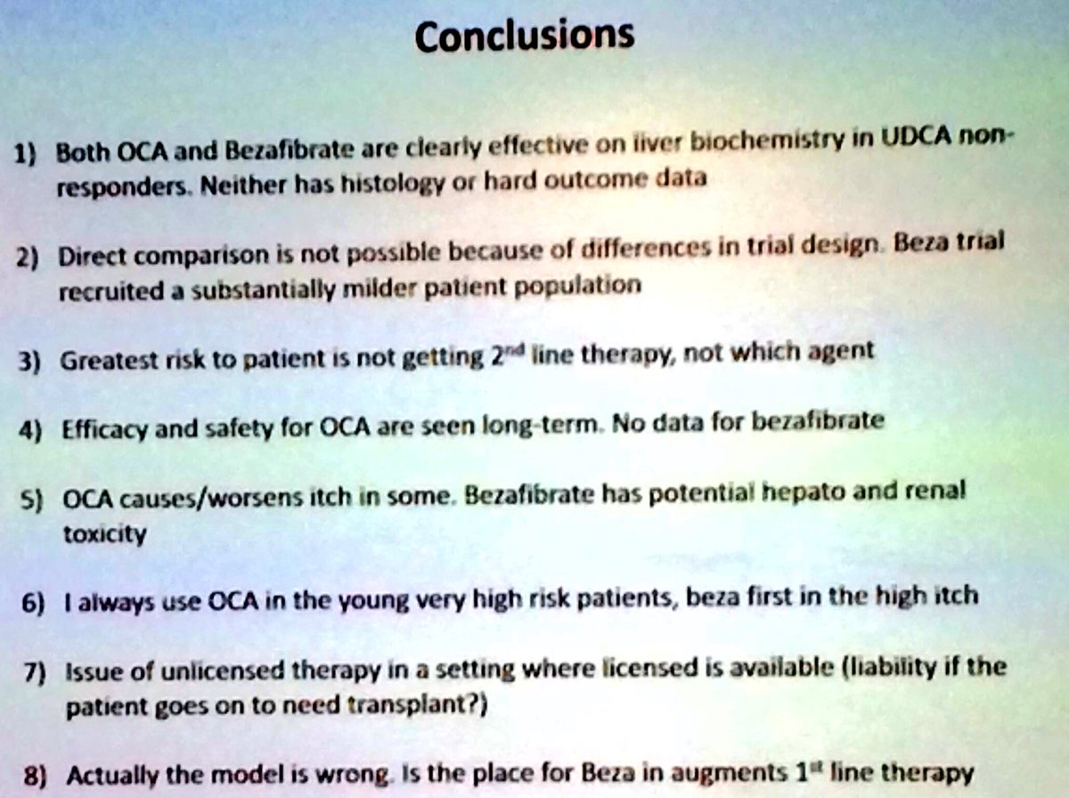 kmdrysdale's tweet photo. Great summary from @ProfDaveJones on second line management of #PBC at #BASL2018 https://t.co/PFfrXkqfxX