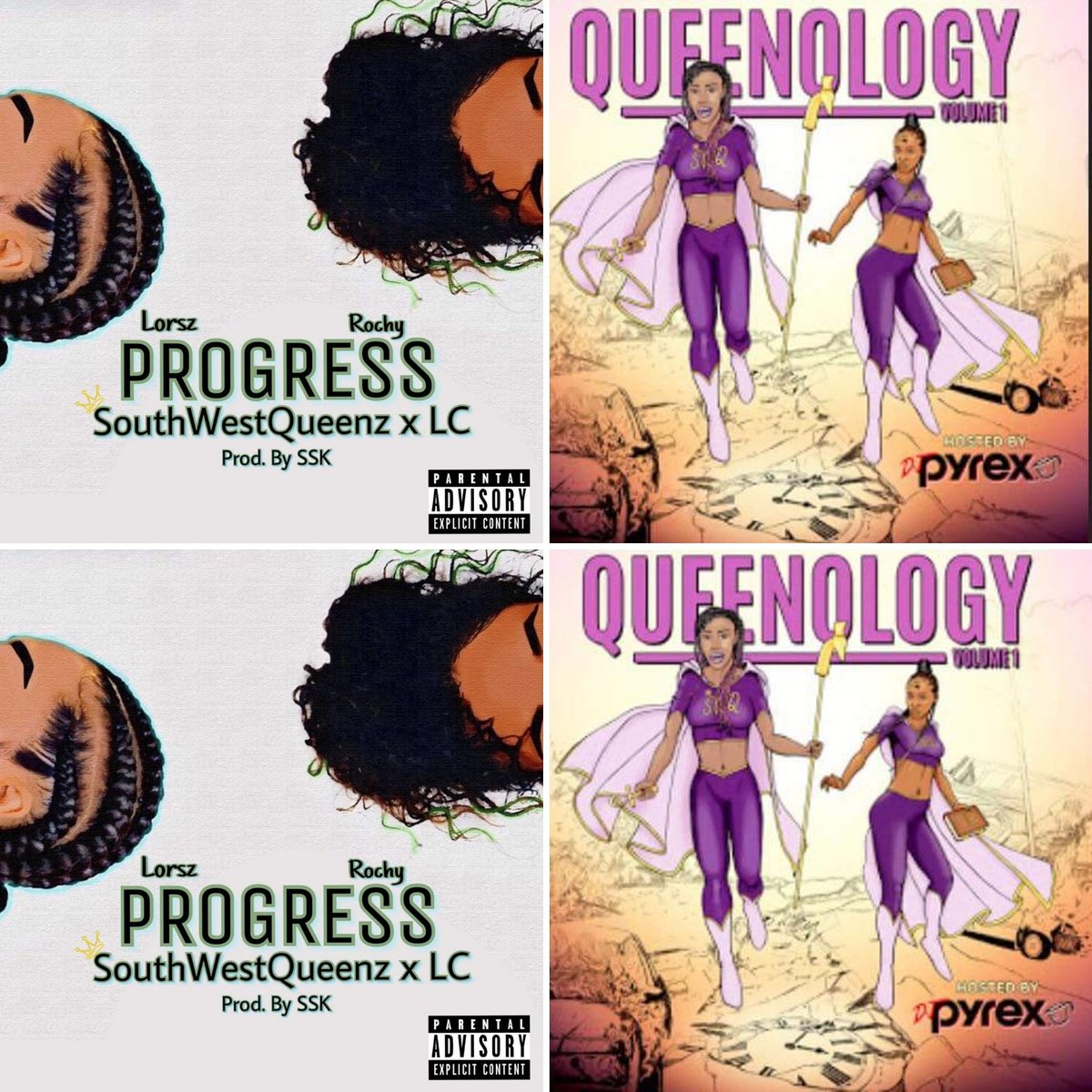 SouthWestQueenz's tweet photo. 🔊🔊 Purchase our Hot New #afrobeat Single #PROGRESS NWO💥💥💥🔥
*AVAILABLE ON ALL PLATFORMS*
PLUS Plus plus
Download our 5 star #MixtapeHeat Queenology Vol I hottest on mixtapewire🔥🔥🔥💥
#SWQ4LIFE #Queens #Queendrip #progress #QueenologyVol1 #WeAllHaveAStory 💣💣💥💥💥 https://t.co/JyjMifzQyA