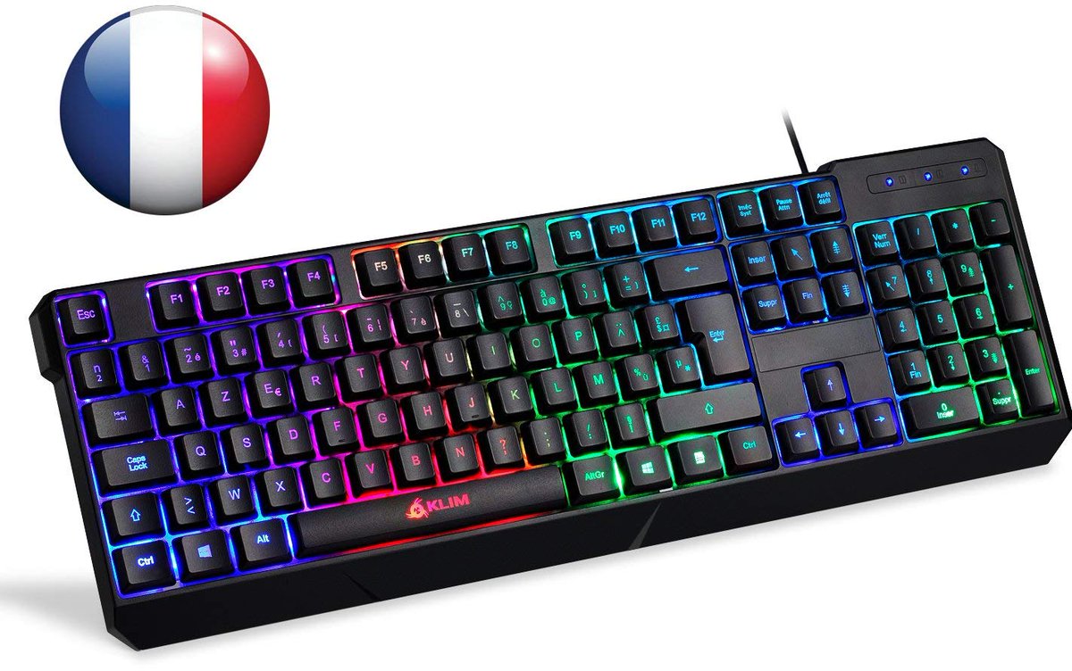 GamingBonsPlans's tweet photo. ⭐️ EUR 25,40 [ #BonPlan 🎮 #Gaming ] Vive la France ! ⌨️ Le clavier KLIM Chroma est un excellent clavier chromatique éclairé pour les gamers et compatible PC/Mac/PS4 📌 #KLIM #Chroma #Startup #MadeinFrance #Tech #Gamer 🔛 #Amazon

🎯 + d'infos ◉ https://t.co/GDujQE9Z4r https://t.co/BE2EGfZSc5