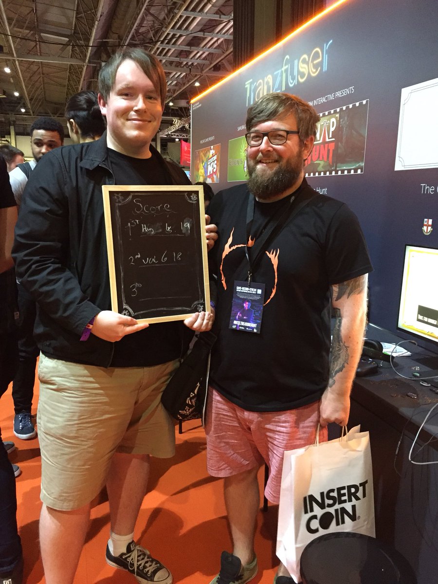NebulaGames_'s tweet photo. We’ve got ourselves a new Number 1! @Endorpheus has set a top time of 4:19, see if you can beat it! #TheClockworkRogues #Tranzfuser #EGX2018 https://t.co/xbDNkDGlgr
