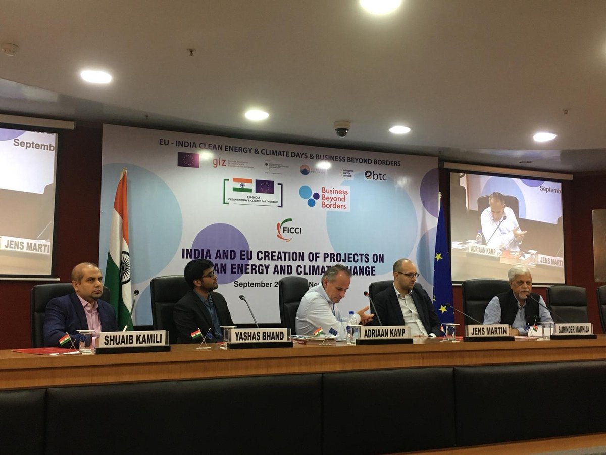 EU_BBB's tweet photo. Are you following our "Co-creation of Projects in alignment w/ #SustainableDevelopment Goals (#SDGs)" dialogue @ficci_india, Delhi? Be sure to follow @EU_in_India, @EBTC_EU and ourselves for all the highlights!
#EUBBB #BusinessBeyondBorders #climateaction #energywithoutborders https://t.co/1XOerx7FDn