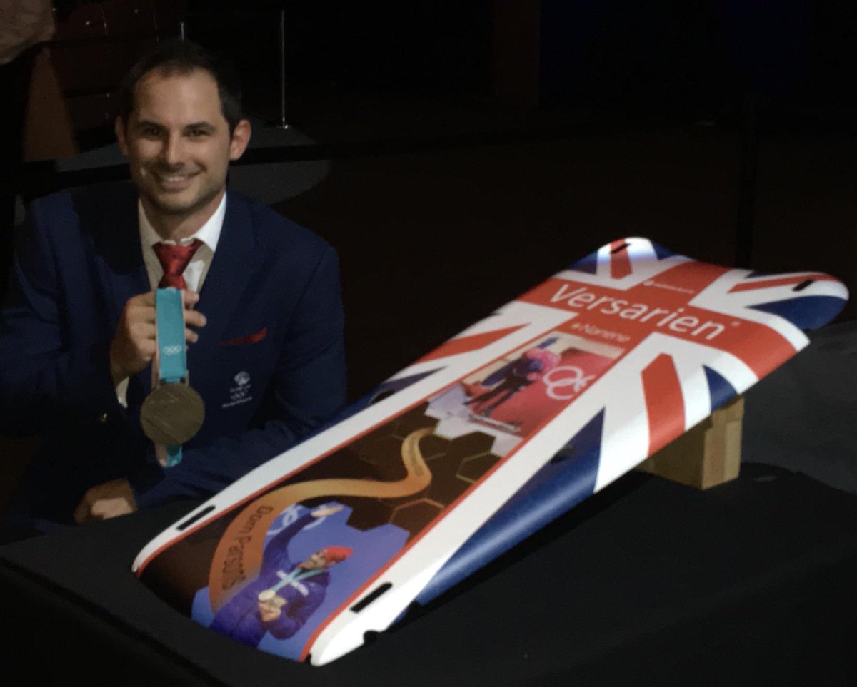 Dom Parsons (@domparsons) on Twitter photo Great evening at the #CotswoldEMI awards with <a href="/neillricketts/">Neill Ricketts</a> and <a href="/versarien/">Versarien® plc</a>! Had some fun showing off the #graphene sled pan from my medal winning <a href="/BromleySports/">Bromley Sports</a> sled
#InnovationForTheNation Great evening at the #CotswoldEMI awards with <a href="/neillricketts/">Neill Ricketts</a> and <a href="/versarien/">Versarien® plc</a>! Had some fun showing off the #graphene sled pan from my medal winning <a href="/BromleySports/">Bromley Sports</a> sled
#InnovationForTheNation