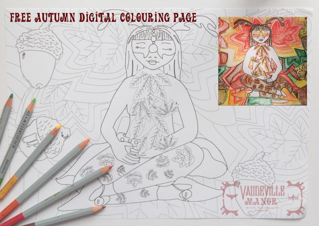 To celebrate the launch of my Autumn Goddess doll collection happening on the Autumn Equinox, I am offering this digital #mindful #colouringpage for FREE.
#FridayFreebie #VaudevilleManor #FreeDownload #FreeColouringPage #Autumn #LoveNature
Happy colouring. bit.ly/AutumnGoddessC…