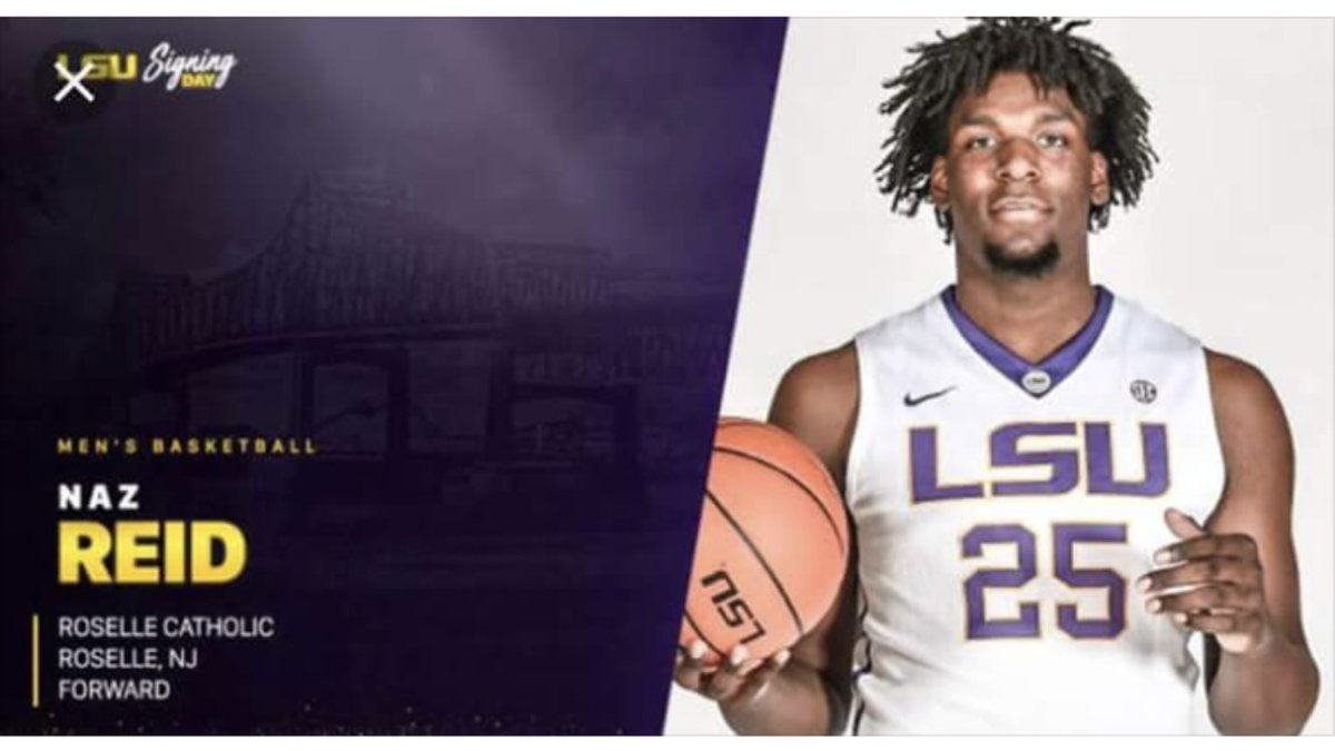 rc_basketball's tweet photo. Good luck to @rc_basketball alum @NazReid in his freshman season @LSUBasketball as practice starts in a few days. #RCLions https://t.co/VM1h0Uy9ke