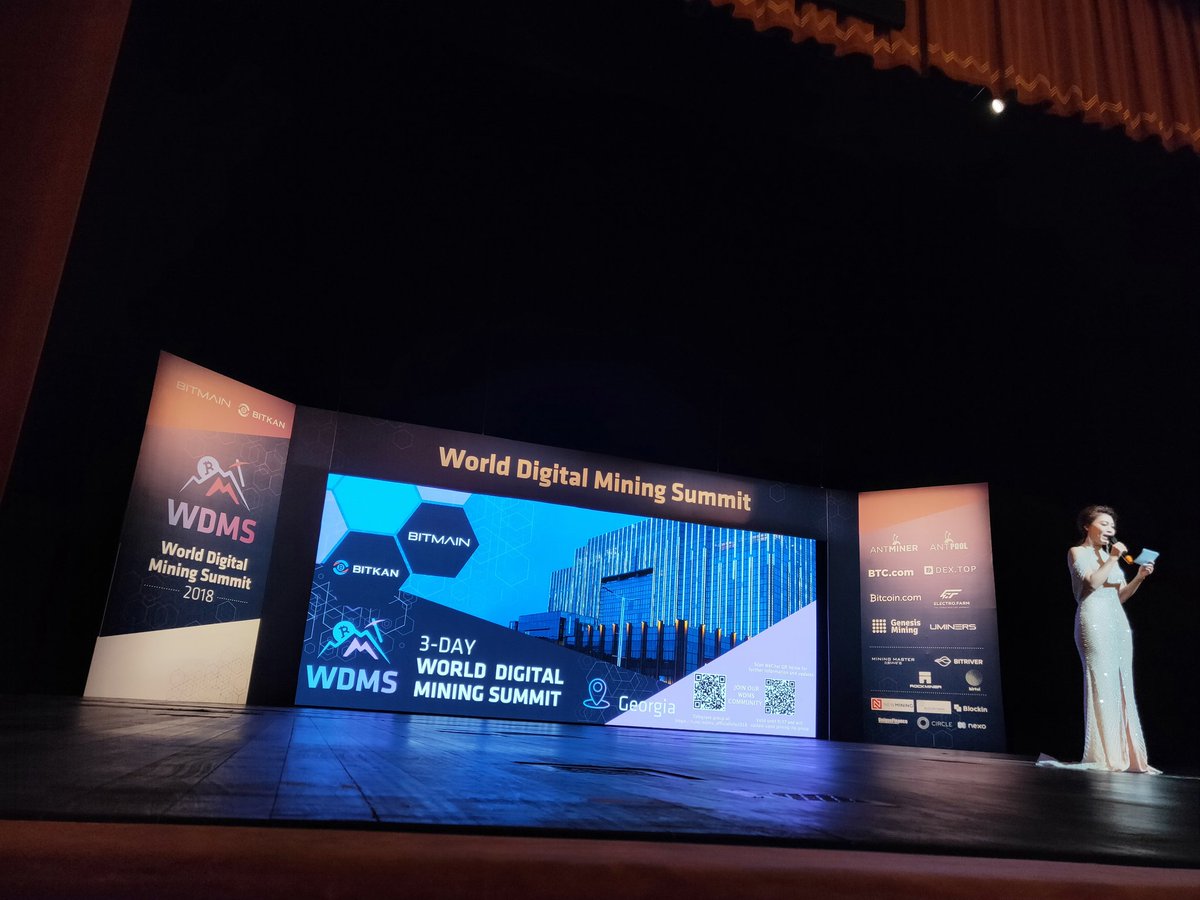 AntPoolofficial's tweet photo. #AntPool at #WDMS #WorldDigitalMiningSummit.

https://t.co/dwpPGMf2nk https://t.co/v1Az7o9dIN