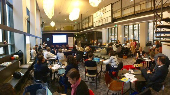 DIMOTRANSGroup's tweet photo. Notre #Dircom @sylviedonati au coeur de l’event : engagement et performance au programme ce matin au #LivePoint avec @DII_EU Quand la communication devient le centre des attentions...
#DirCom2018 #advocacy #kpi #strategiedigitale https://t.co/D4jqdoueFL