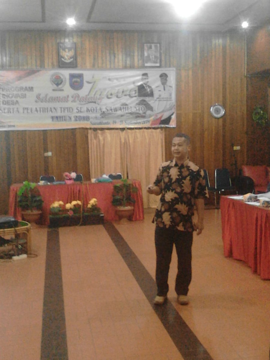 anshari_azra's tweet photo. Pelatihan TPID se-Kota Sawahlunto TA. 2018. 
#ProgramInovasiDesa 
#TPPISumbar
@EkoSandjojo @taufikmadjid71 @fachrilabalado @SyafrizalUcok @ms_feri @Tan_Rajo @Armelia30148352 @delzifajri @EDelemard https://t.co/4y2gxCq0fK
