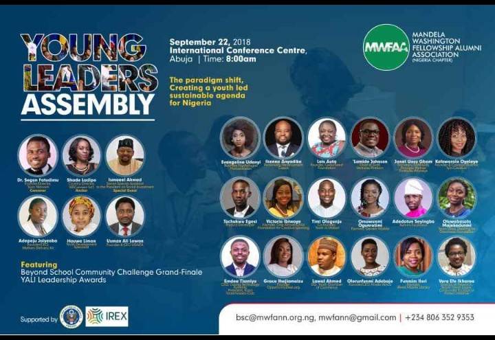 JumpstartAca's tweet photo. Scholars at the ongoing Beyond School Community Challenge organised by @mwfaan 
#Bscchallenge
#Youngleadersassembly https://t.co/x93IlziHo2